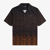 Fred Perry WAVE GRAPHIC REVERE COLLAR Crna | shoptok.hr