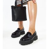 Gemre Black patent leather shoes with leather insole Kirsi | Shoptok.si