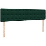 Okvir kreveta s madracima tamnozeleni 180x200cm baršunasti | shoptok.hr