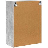 TV zidni ormar Zidne Betonski sivi 59,5 x 31 x 80 cm | shoptok.hr