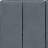  Jastuk za uzglavlje Hanko tamno sivi 100 cm baršun | shoptok.hr