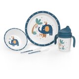 Interbaby set za jelo 5/1 Jungle Plavo | shoptok.hr
