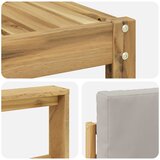  Set vanjskih sofa 8 kom. Bijela i svjetlosiva | shoptok.hr