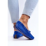 Boto Women's Blue Suede Moccasins Si Passione | shoptok.hr