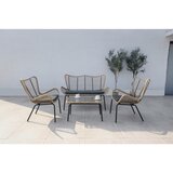 Acamp Lounge Garnitura Korfu, 4-Delni Set, Temno Siva Cene