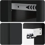  Noćni ormarić za montažu na zid Zidne Crna 49 x 34,5 x 20 cm | shoptok.hr