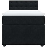 Box spring krevet s madracem crni 80 x 200 cm baršunasti | shoptok.hr