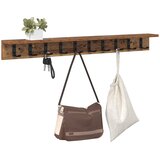  Vješalica za kapute na zidu Staro drvo 100 x 10,5 x 10,5 cm | shoptok.hr