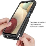 Techsuit Defense360 Pro + zaščita zaslona – Samsung Galaxy A12 – črna | Shoptok.si