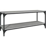 Maison Chic TV omarica - TV enota - Televizijska omarica siva sonoma 100x33x41 cm inženirski les in jeklo, (21701056) | Shoptok.si