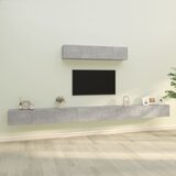  6-dijelni set TV ormarića siva boja betona drveni | shoptok.hr