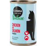 Cosma Nature 6 x 140 g - Piletina i losos | shoptok.hr