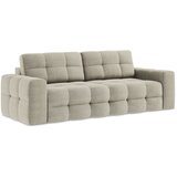 Makamii Smeđe-siva sklopiva sofa od bouclé tkanine 255 cm Milu – | shoptok.hr