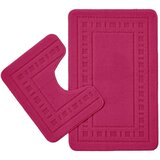 Catherine Lansfield Tamno ružičaste kupaonske prostirke u setu 2 kom za WC 50x80 cm Armoni – Cijene