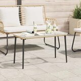  Stol za vrt Prirodna 80 x 40 x 45 cm poliratan | shoptok.hr