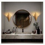 Opviq vall lamp zidna lampa u zlatnoj boji arrow 15171 | ePonuda.com