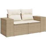  10-dijelni set vrtnih sofa s jastucima bež od poliratana | shoptok.hr