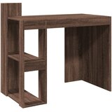  Uredski stol boja smeđeg hrasta 103,5x56,5x94 cm drveni | shoptok.hr