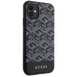  originalni guess ovitek g-cube GUHMN61HGCFSEK z magsafe za iphone 11 - črn | Shoptok.si