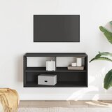 TV ormarić crni 80x31x39,5 cm Konstruirano drvo i metal | Eponuda.ba