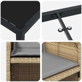  Set za objedovanje od 5 komada s jastučićima u bež boji od poliratana | shoptok.hr