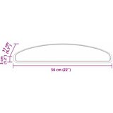  Samoljepljivi stepenasti ulošci 15 pcs Crvena 56 x 17 x 3 cm | shoptok.hr