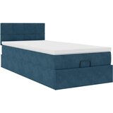  Okvir kreveta s madraca tamnoplavi 90x190cm baršunasti | shoptok.hr