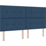 Plavi Modra Box Spring Postelja z Matracem 180x200 cm Tkanina, (22051390) | Shoptok.si