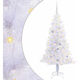  Umjetno božićno drvce s stalakom Bijelo 150 cm PVC i čelik | shoptok.hr