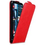 Cadorabo Ohišje, združljivo z Google PIXEL 2 XL v rdeče jabolko - Zaščitni ovitek v obliki flipa z magnetnim zapiranjem, (20559066) | Shoptok.si