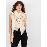 Fashion Hunters Women's scarf with print - ecru Cene