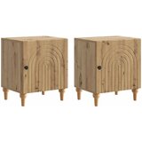  Noćni ormar 2 pcs Hrast artisan 43 x 34,5 x 50 cm | Eponuda.ba