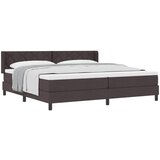 vidaXL Postelja boxspring z vzmetnico Temno rjava 200 x 200 cm, (5000123659) | Shoptok.si