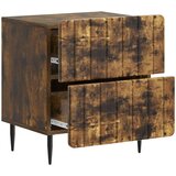  Noćni ormar s ladicama Dimljeni hrast 43 x 34,5 x 49,5 cm | shoptok.hr