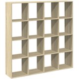 Ormarić za knjige boja hrasta sonome 137,5x29x137,5 cm drveni | shoptok.hr