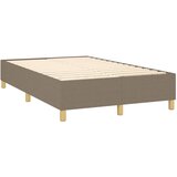  Krevet s oprugama i madracem smeđesivi 120 x 200 cm od tkanine | shoptok.hr