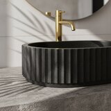 REA Bath Umivalnik na podstavku Margaret Black | Shoptok.si