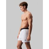 Calvin Klein Swimwear Kratke kopalne hlače črna / bela | Shoptok.si