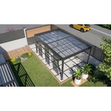 TRIGANO Nadstrešnica za auto Libeccio 16m2 3 panela | shoptok.hr