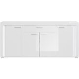 MID.YOU Komoda Skylight, Bela, Visoki Sijaj | Shoptok.si