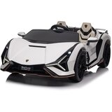  Licenciran avto na akumulator Lamborghini SIAN 4x100W - dvosed - bel | Shoptok.si