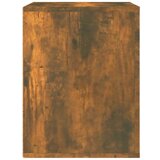 vidaXL Stenska nočna omarica dimljen hrast 50x36x47 cm | Shoptok.si