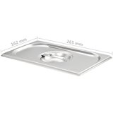  Poklopci za posude GN 1/4 4 kom od nehrđajućeg čelika | shoptok.hr