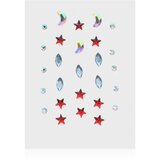 Diva & Nice Cosmetics Face Stones naljepnice za lice Red Stars 35 kom | shoptok.hr