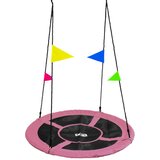  Kružna vrtna ljuljačka sa zastavicama 120 cm Aga MR1120 ZASTAVA - P - roza | shoptok.hr