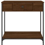  Konzolni stol smeđa boja hrasta 75x34,5x75 cm konstruirano drvo | Eponuda.com