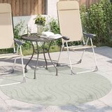  Tepisi za područja Kružni HUARTE Zelena Ø 120 CM Poliester - Zelena Ø 120 cm Uzorak vala | shoptok.hr