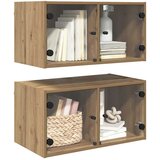  Zidni ormari Zidne 2 pcs Umjetnički hrast 68 x 37 x 35 cm | Eponuda.com