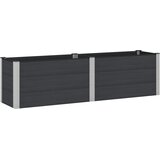 Povišena vrtna gredica Crna 200 x 50 x 54 cm | shoptok.hr