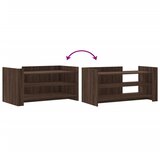  Stolić za kavu boja smeđeg hrasta 100 x 50 x 50 cm od drva | shoptok.hr